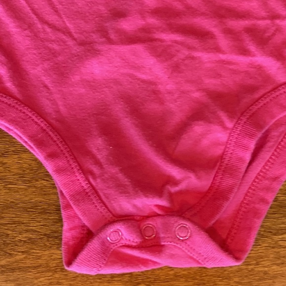 Garanimals Camisole Spaghetti Strap Baby One Piece Size 3-6 Months Pink - Picture 4 of 6